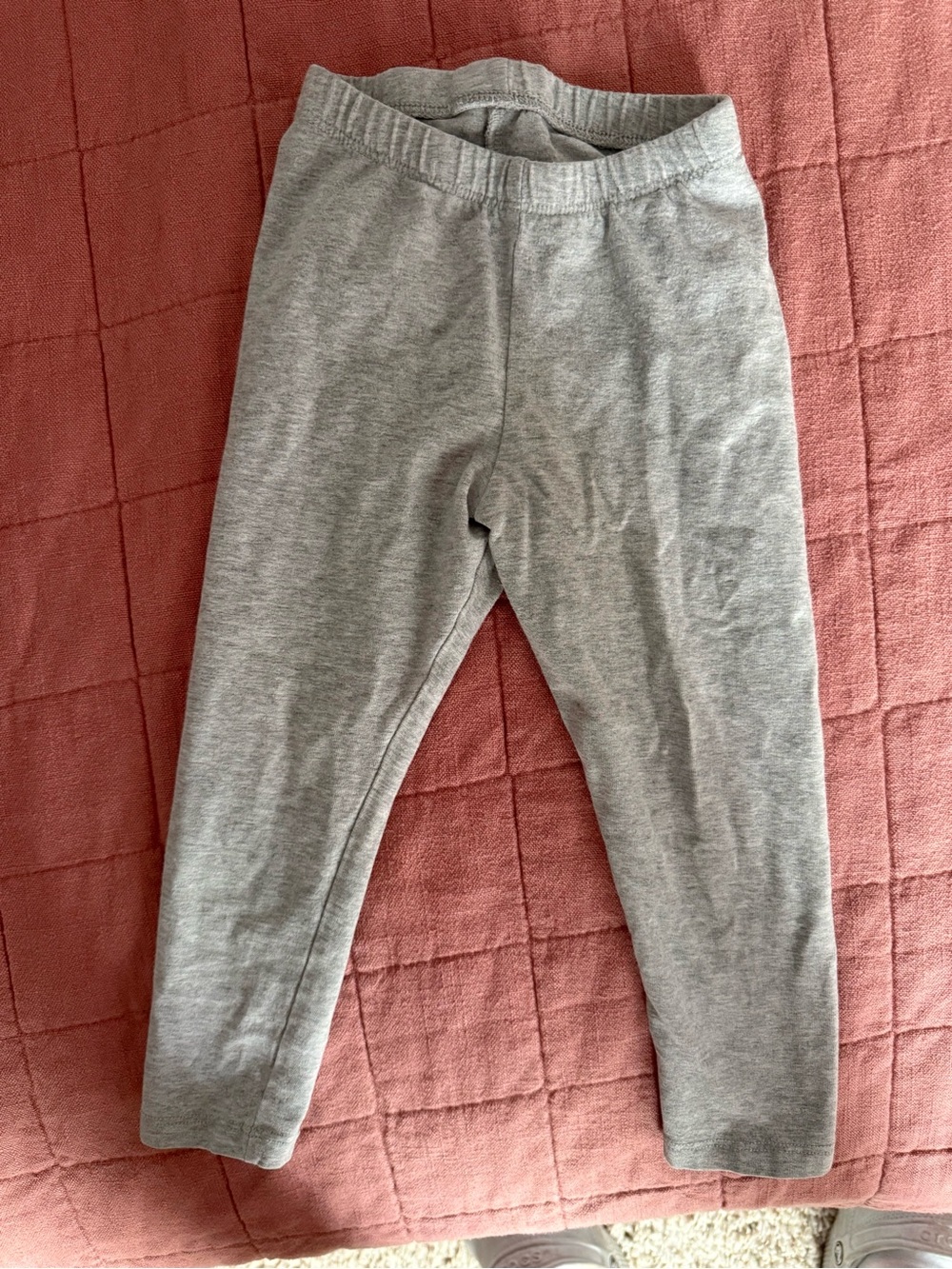 Cat & Jack Gray Girls' Stretch Leggings